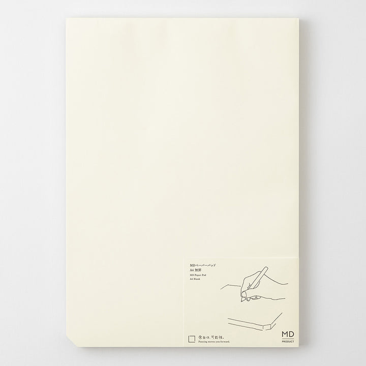 MD Paper Pad A4 Blank — close-up
