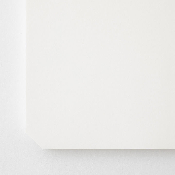 MD Paper Pad Cotton A5 - Blank — with packaging