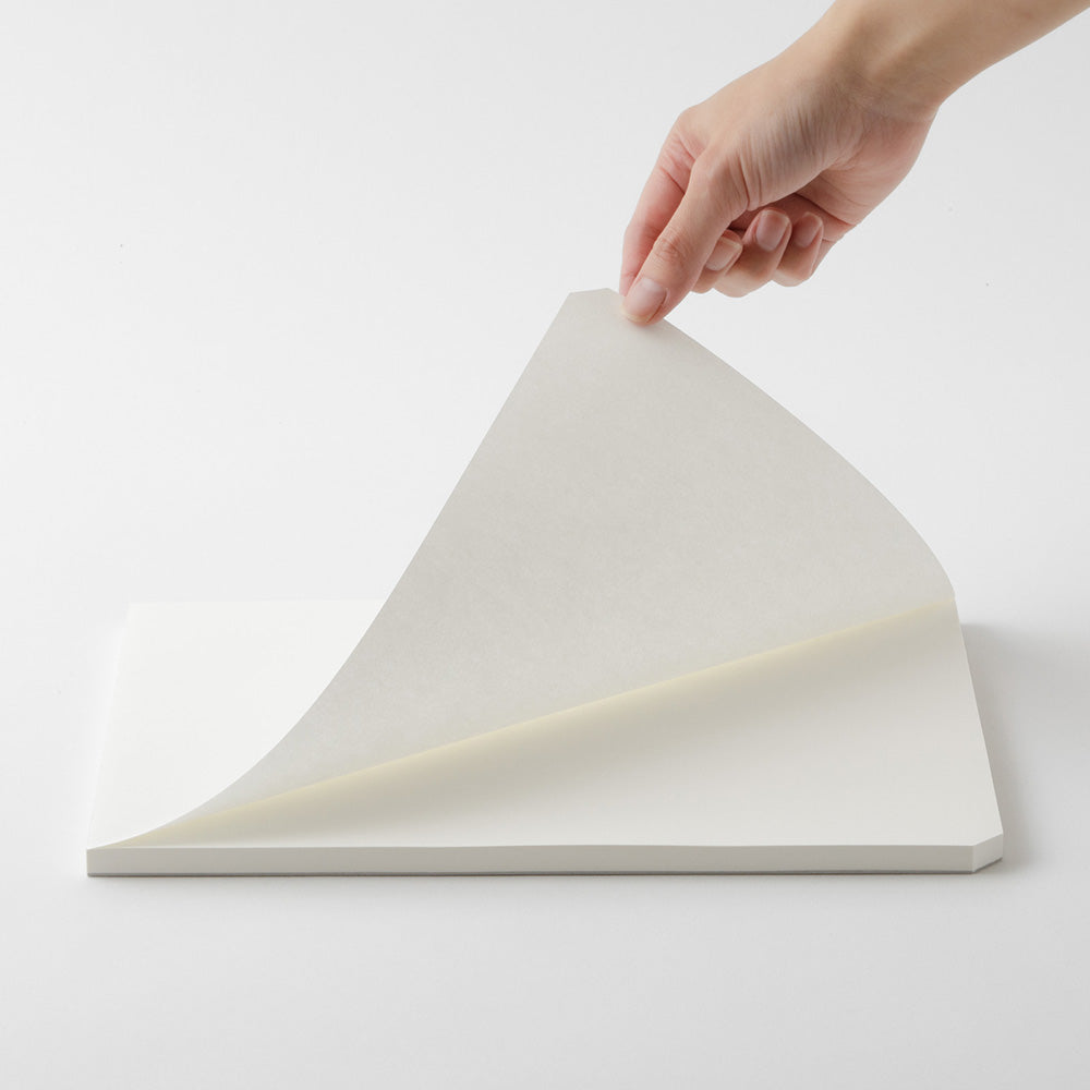 MD Paper Pad Cotton A4 Blank — in use