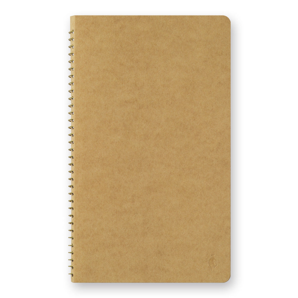 TRAVELER'S COMPANY Spiral Ring Notebook (A5 Slim) Paper Pocket — open spread