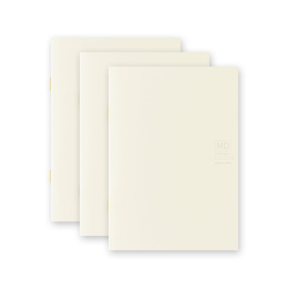 MD Notebook Light A6 - Lined (3pcs/pack) — open spread