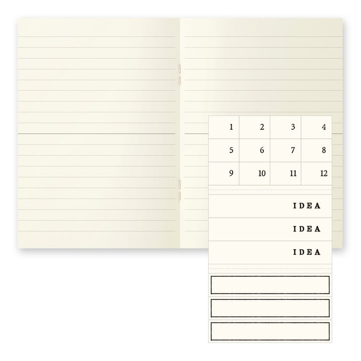 MD Notebook Light A6 - Lined (3pcs/pack) — ruling detail