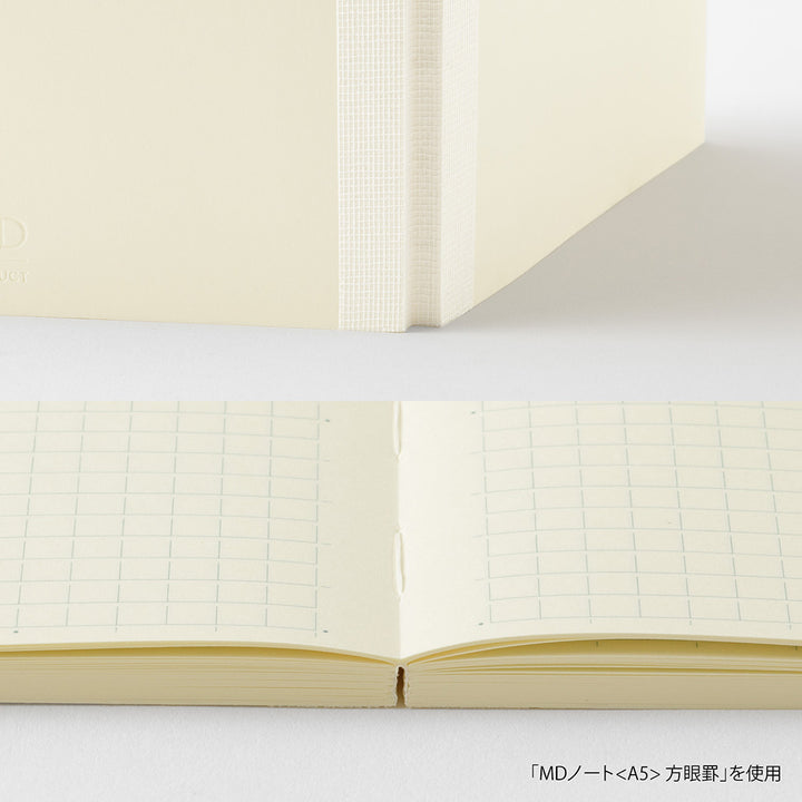 MD Notebook <A7> Grid A — flat lay