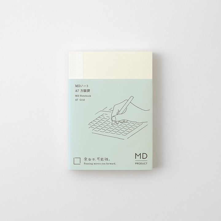 MD Notebook <A7> Grid A — flat lay