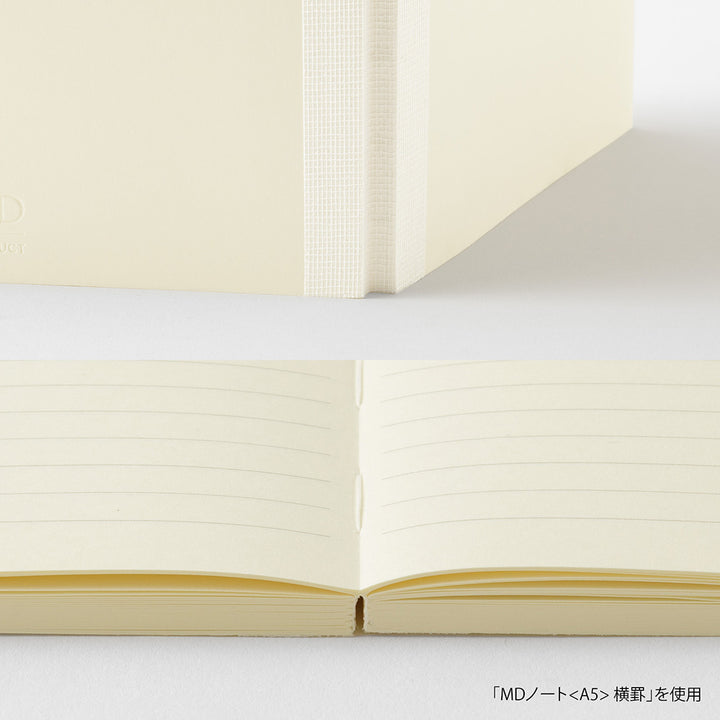 MD Notebook <A6> Lined B — flat lay