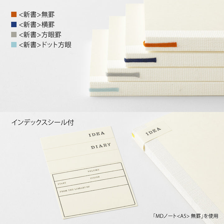 MD Notebook <B6 Slim> Blank B — flat lay
