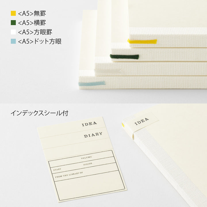 MD Notebook <A5> Lined B — flat lay