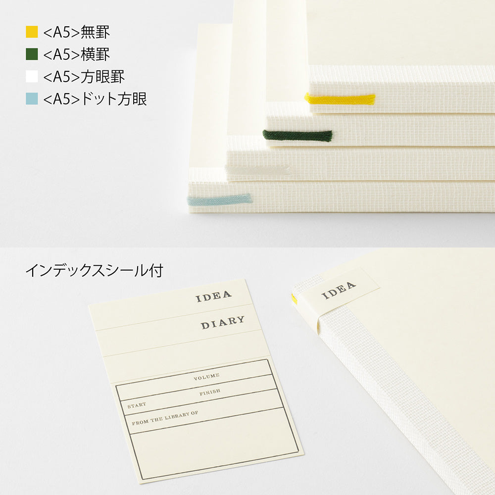 MD Notebook A5 - Dot Grid — flat lay