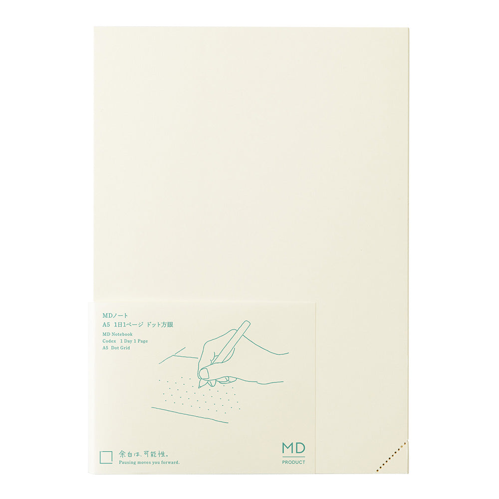 MD Notebook <A5> Codex 1 Day 1 Page Dot Grid B — front cover