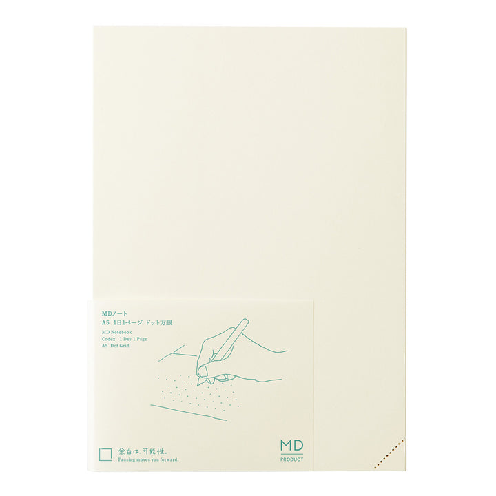 MD Notebook <A5> Codex 1 Day 1 Page Dot Grid B — front cover