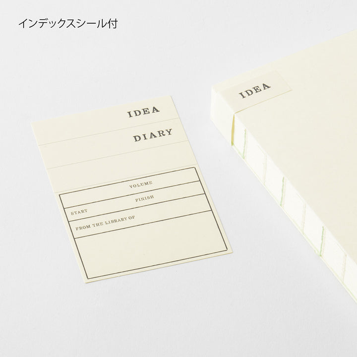 MD Notebook <A5> Codex 1 Day 1 Page Dot Grid B — flat lay