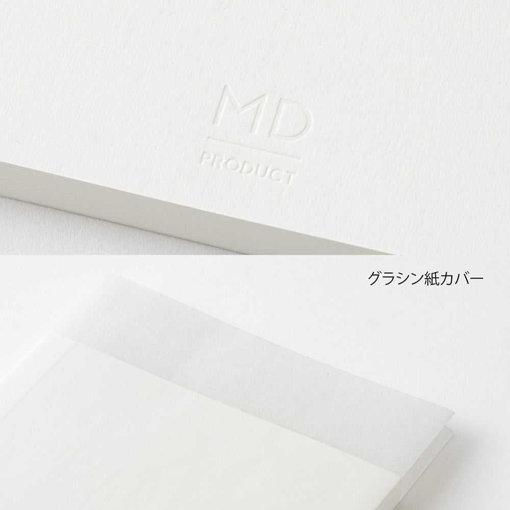 MD Notebook Cotton <A5 Square> Blank A — flat lay