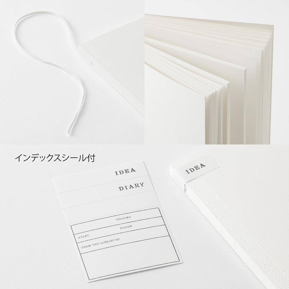 MD Notebook Cotton <A5 Square> Blank A — flat lay