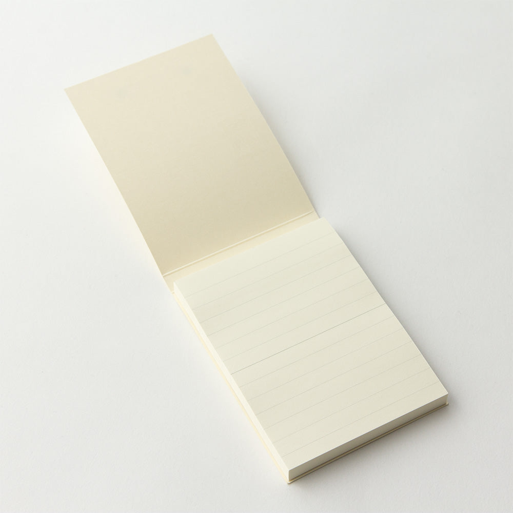 MD Paper Sticky Memo Pad <A7> Lined — with packaging