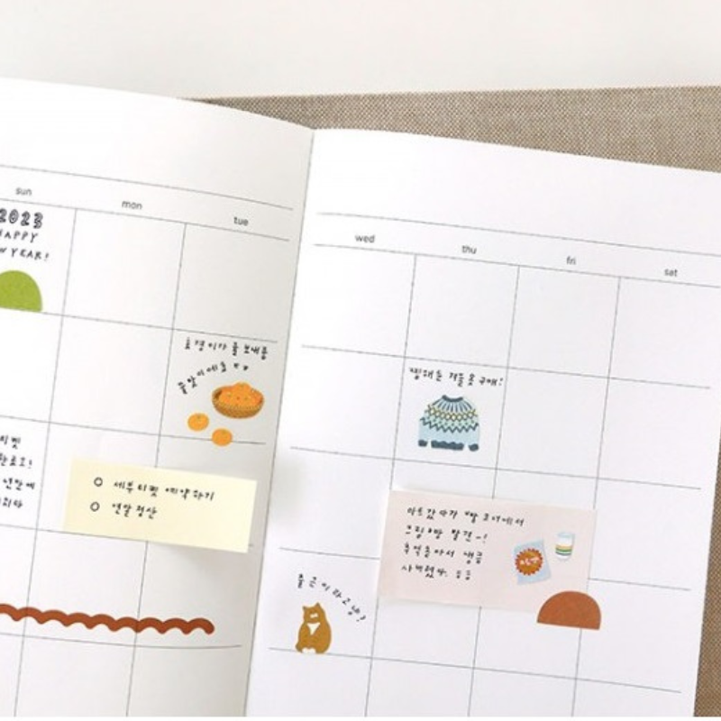 Suatelier Daily Plan Sticky Memo - 33 — detail view