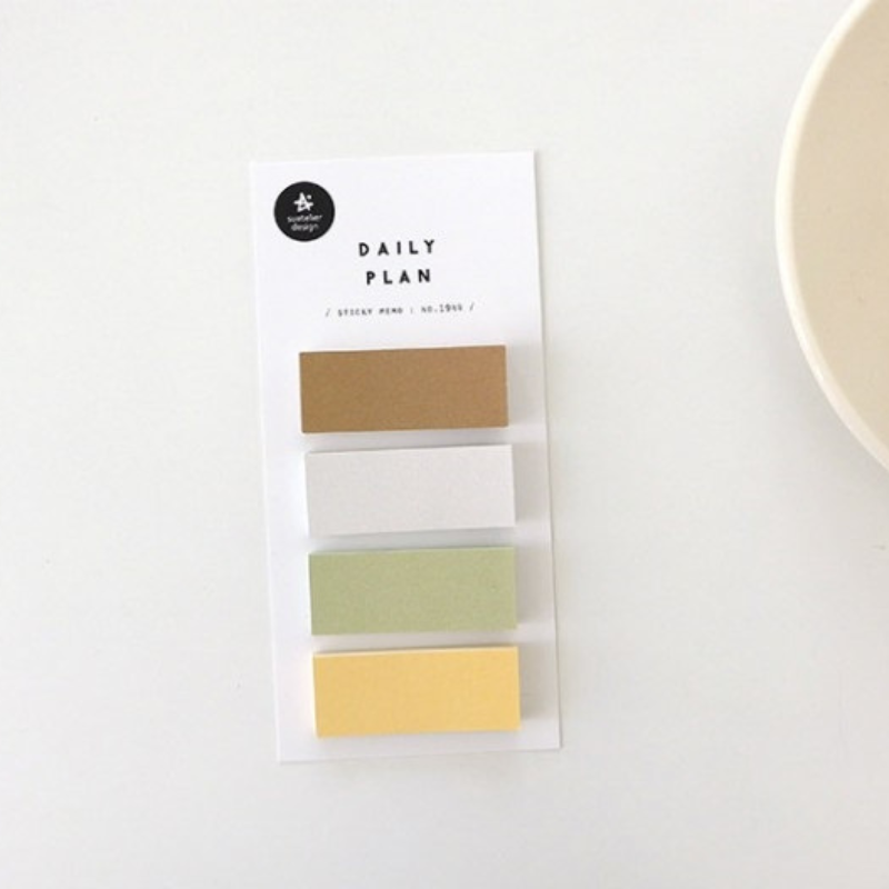 Suatelier Daily Plan Sticky Memo - 33 — side view
