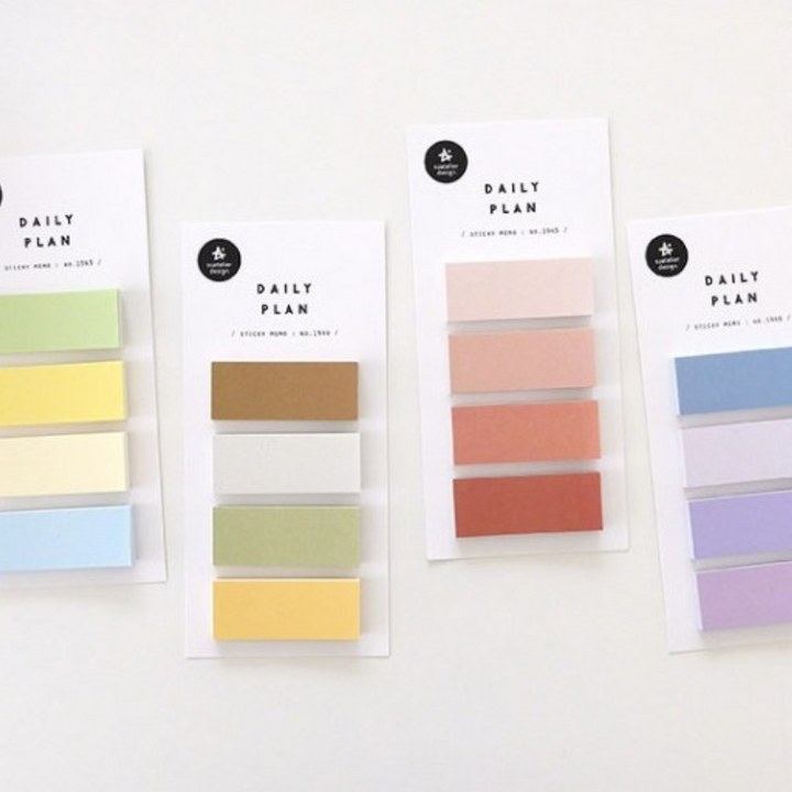 Suatelier Daily Plan Sticky Memo - 33 — flat lay