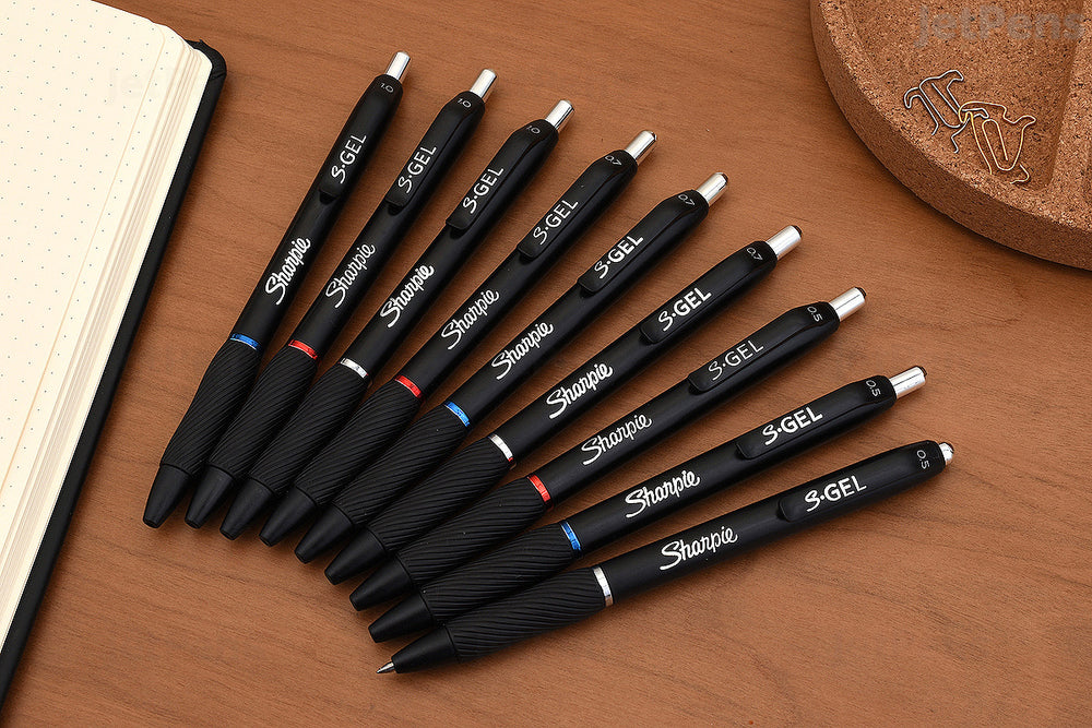 Sharpie Pen S GEL 0.38MM RT 2'S - Black — side view