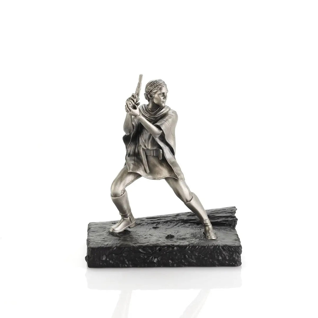 Royal Selangor Starwars Figurine - Leia Organa Endor — front view