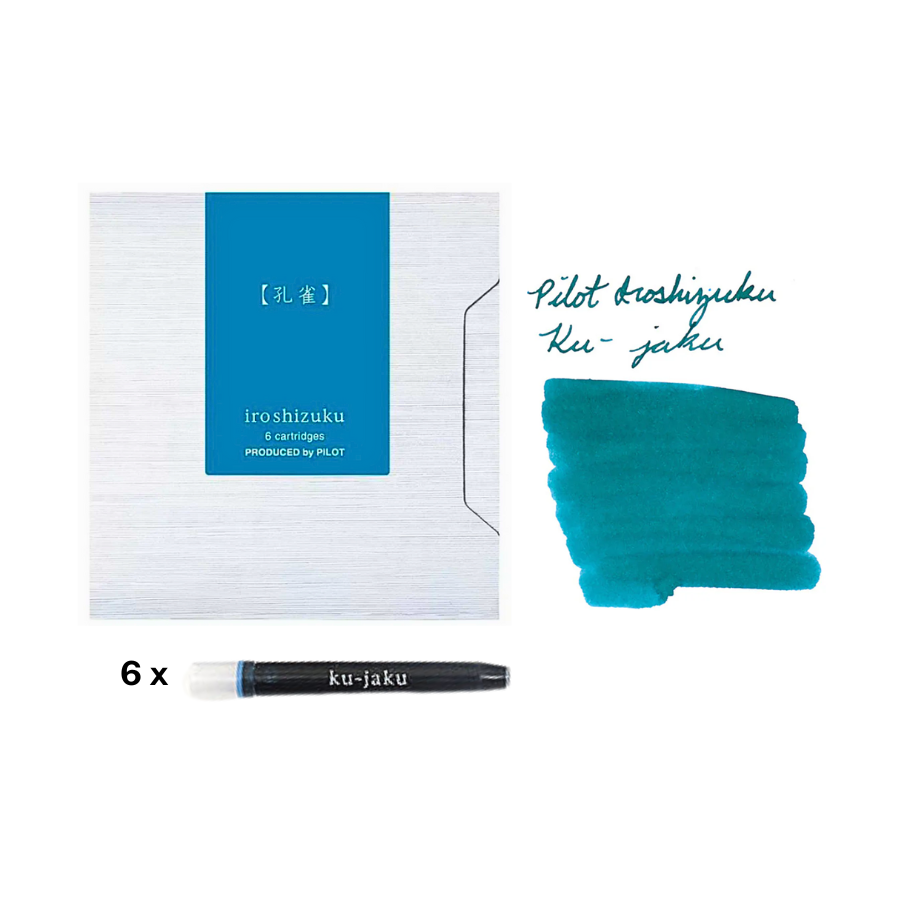 Pilot Iroshizuku Ink Cartridge - Ku-jaku — bottle front
