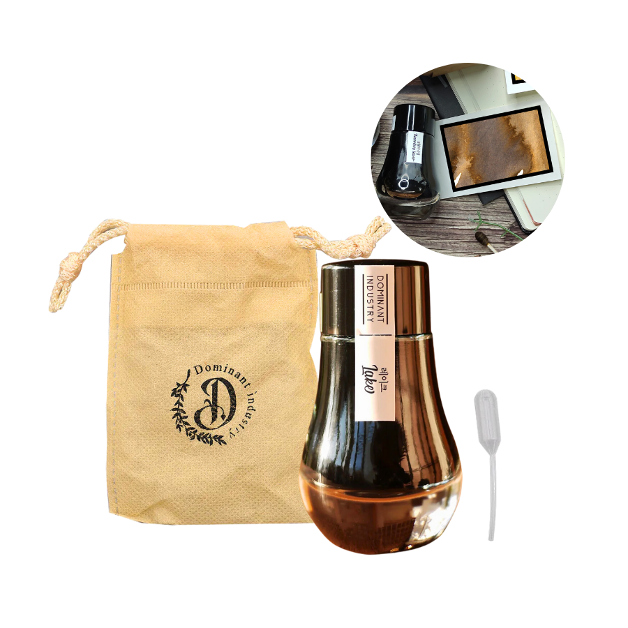 Dominant Industry Standard 25ml Ink Bottle November Leaves 118 — Dominant Industry fountain pen ink — premium bottled ink for writing, at Cityluxe Singapore