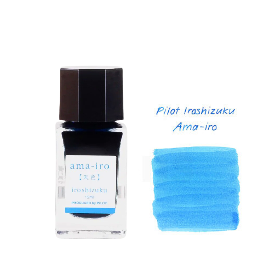 Pilot Iroshizuku 15 ml Ink Bottle - Amairo (Sky) — bottle front