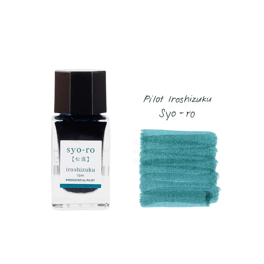 Pilot Iroshizuku 15ml Ink Bottle - Syo-ro (Pine Tree Dew) — bottle front