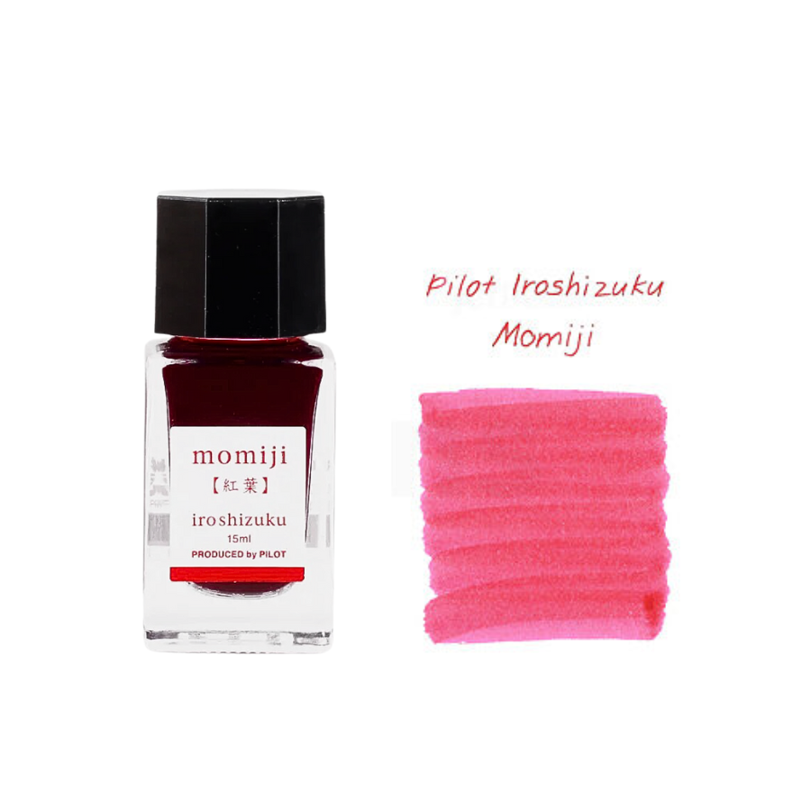 Pilot Iroshizuku 15ml Ink Bottle - Momiji (Autumn Leaves) — bottle front