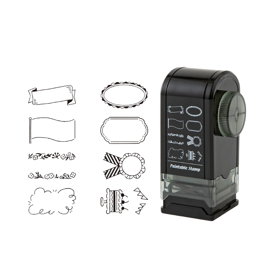 Midori Paintable Rotating Stamp Dial - Decoration — front view