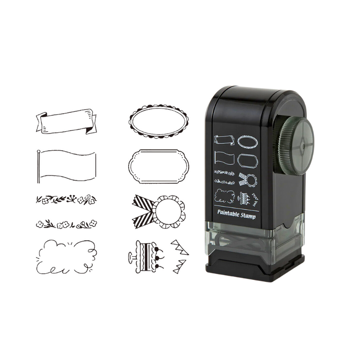 Midori Paintable Rotating Stamp Dial - Decoration — front view