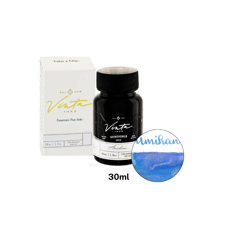 Vinta Inks Hello Rain 30ml Bottled Ink - Rainshower (Amihan 1901) — bottle front