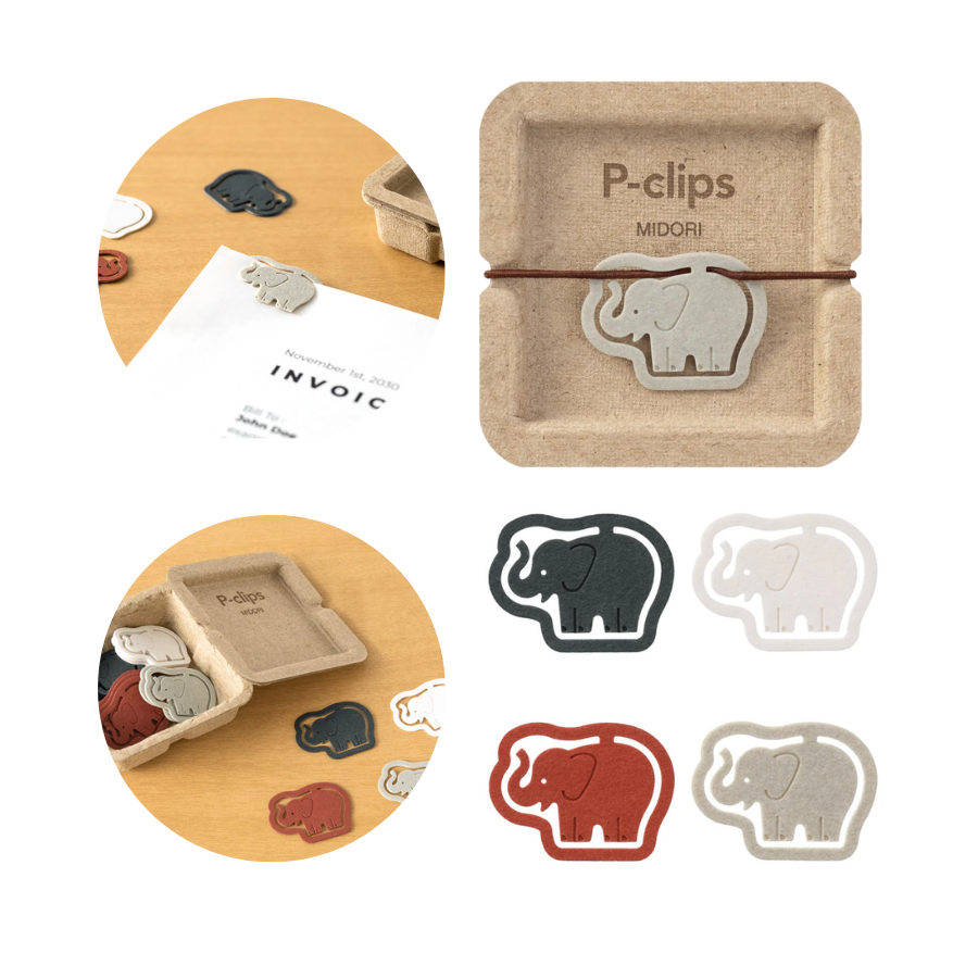 Midori P-Clips Elephant — front view