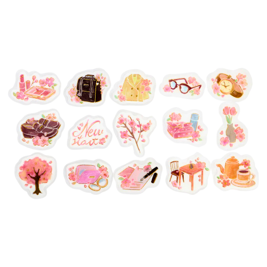 BGM Sakura New Life Limited Edition 2024 Flake Seal - Beginning — front view