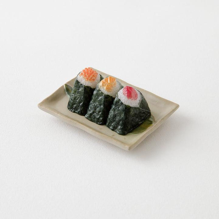 Midori Miniature Magnet - 1pc Onigiri — with packaging