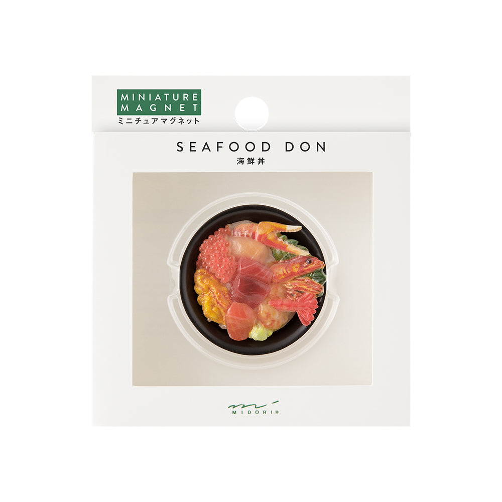 Midori Miniature Magnet - 1pc Seafood — front view