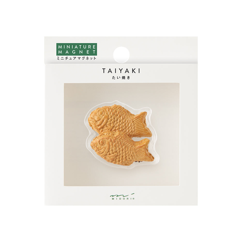Midori Miniature Magnet - 1pc Taiyaki — front view