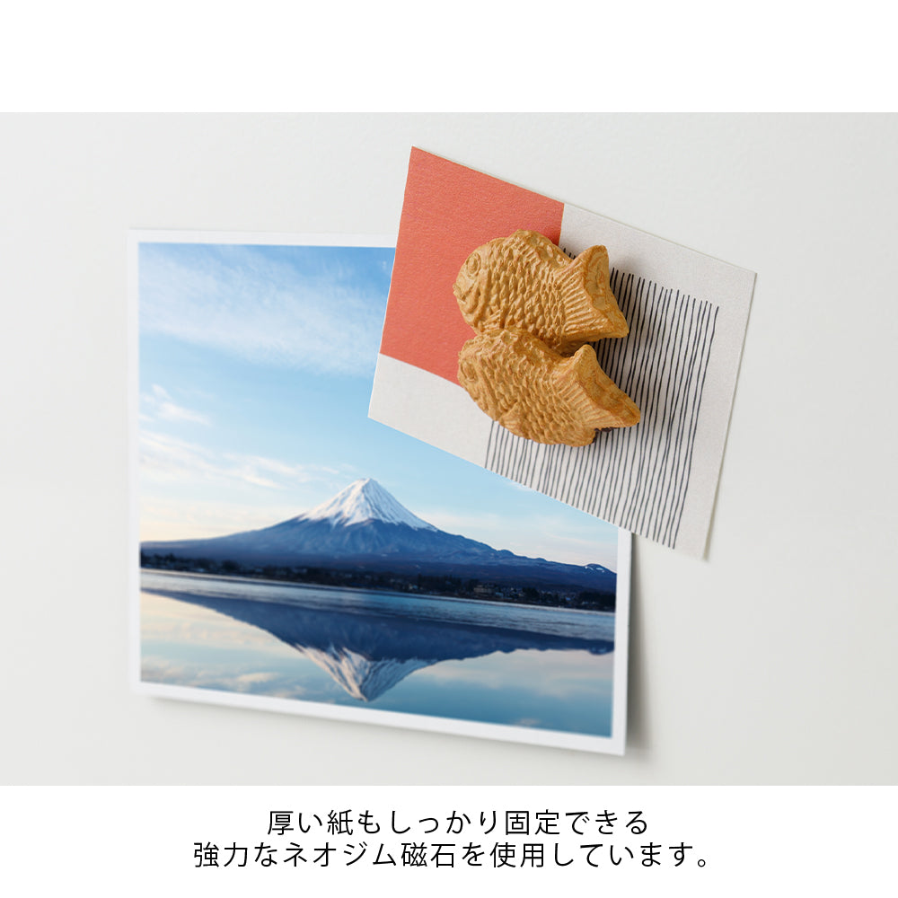 Midori Miniature Magnet - 1pc Taiyaki — in use