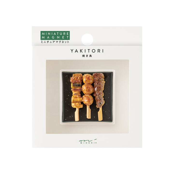 Midori Miniature Magnet - 1pc Yakitori — front view