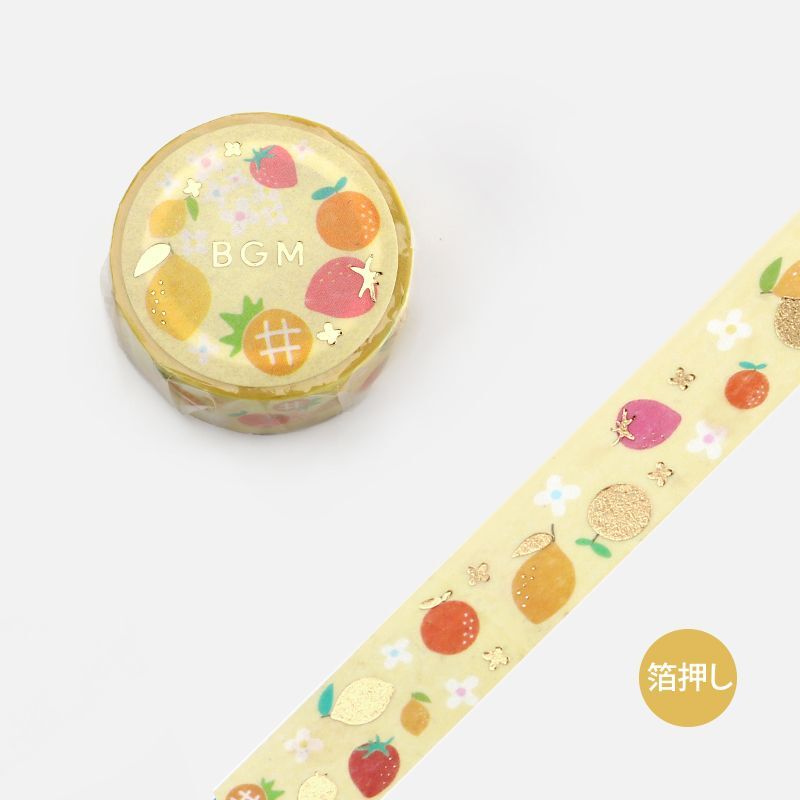 BGM Vitamin Masking Tape — roll front