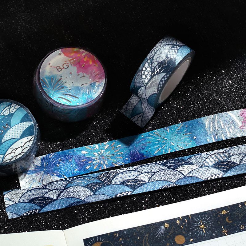 BGM Edo Story Masking Tape — applied on surface