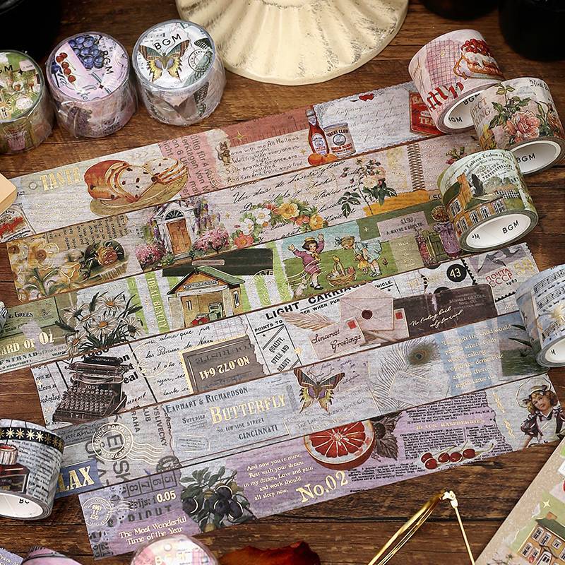 BGM Invitation to Romance Sweetness Masking Tape — with packaging