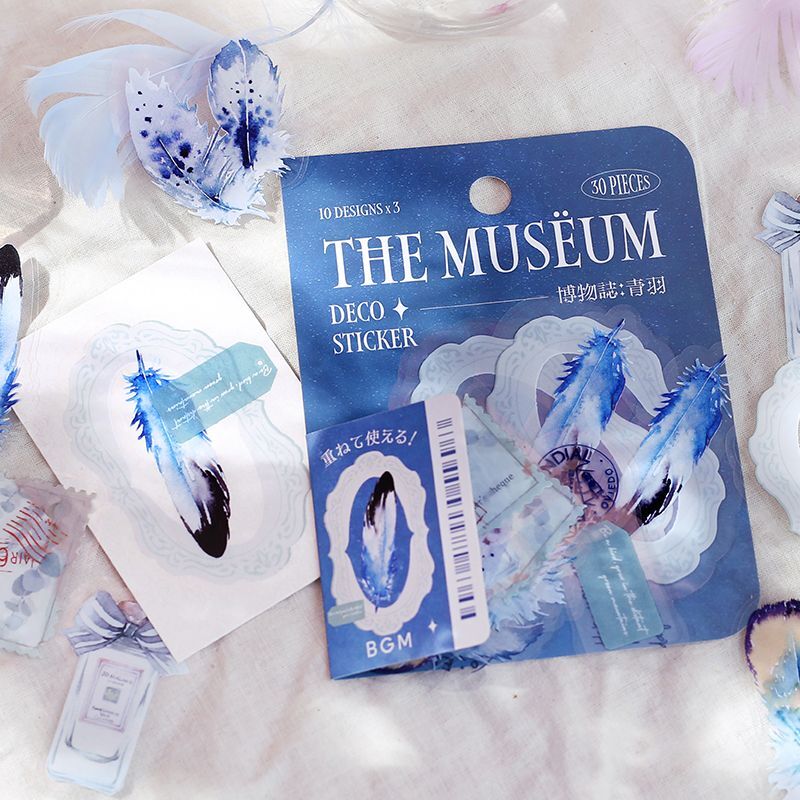 (DC) BGM Clear Seal - Natural History/Aoba — pattern detail