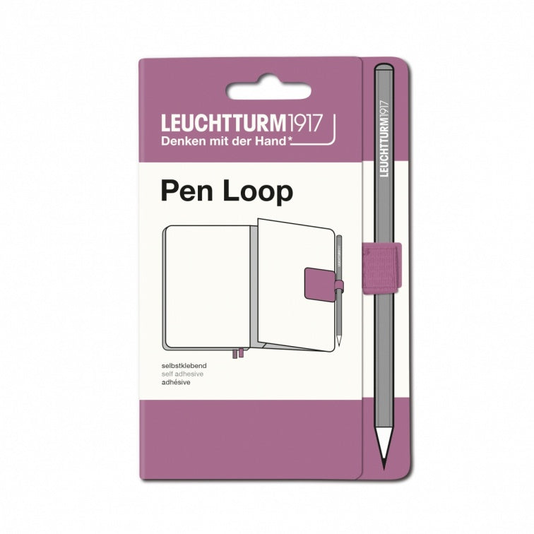 Leuchtturm1917 Pen Loop - Dusty Rose — side view