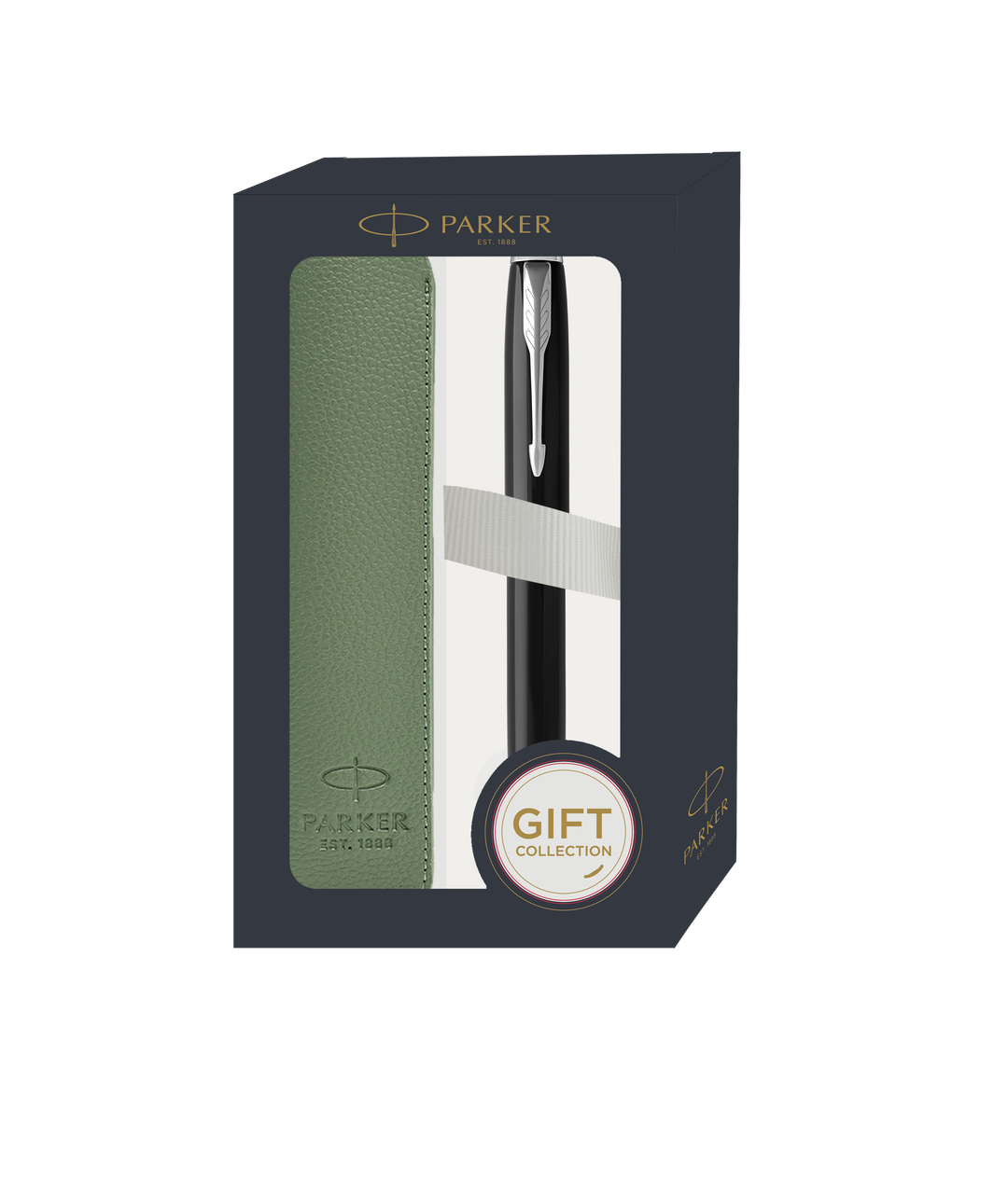 Parker IM Black CT Rollerball With Pen Sleeve Gift Set