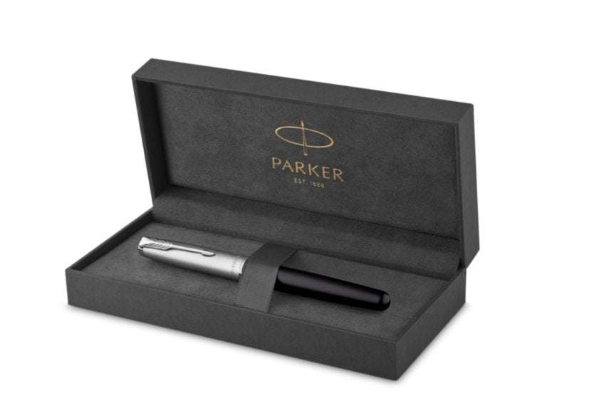 Parker Sonnet Essential SB CT Rollerball Pen Black — barrel detail