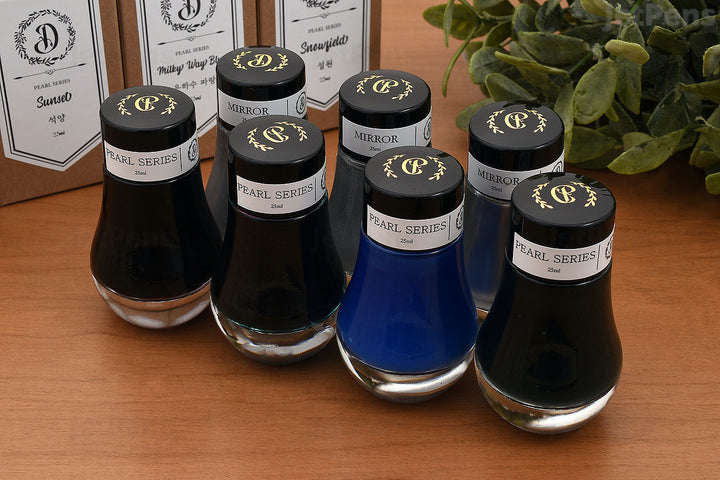 Dominant Industry Pearl 25ml Ink Bottle Early Spring 022 — Dominant Industry fountain pen ink — premium bottled ink for writing, at Cityluxe Singapore