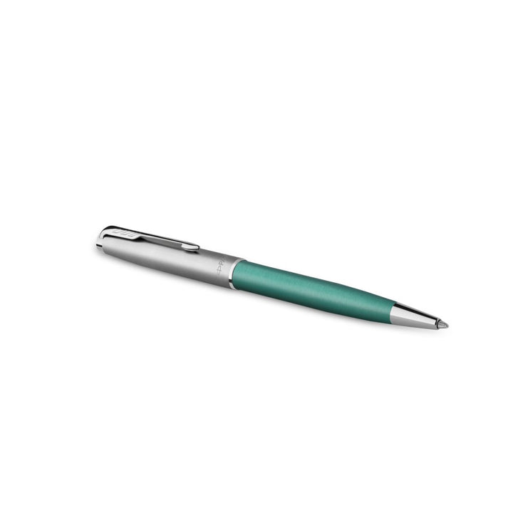 Parker Sonnet Essential SB CT Ballpoint Pen Green — barrel detail