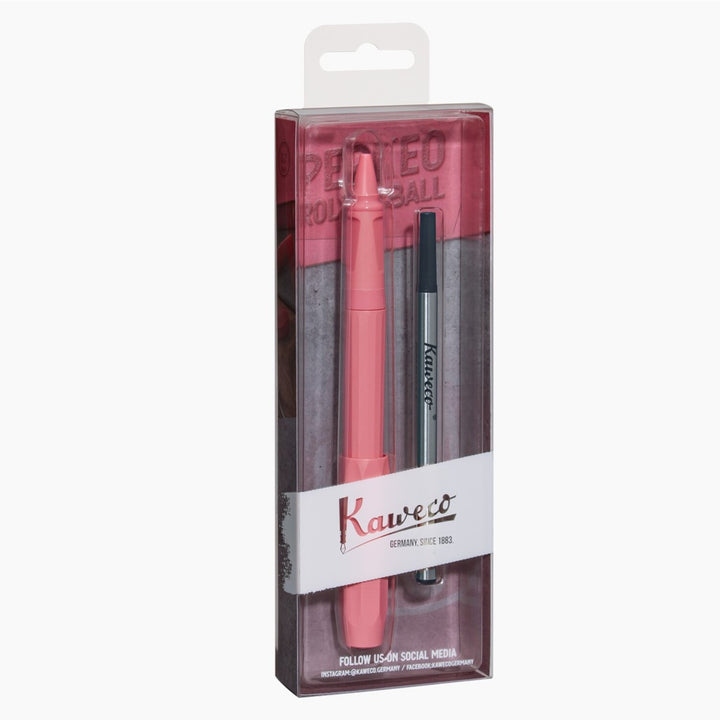 Kaweco Perkeo Rollerball Pen - Peony Blossom — flat lay