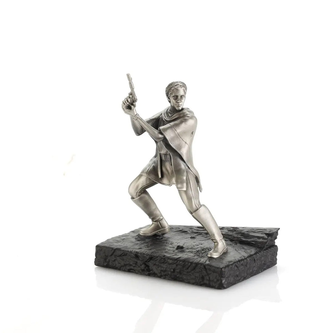 Royal Selangor Starwars Figurine - Leia Organa Endor — side view