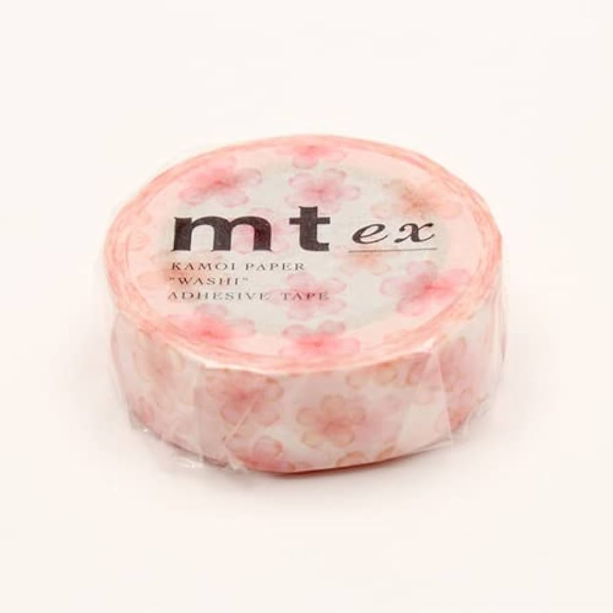 MT EX Washi Tape in Sakura — MT Tape washi tape — decorative Japanese paper tape for journaling and craft, at Cityluxe Singapore